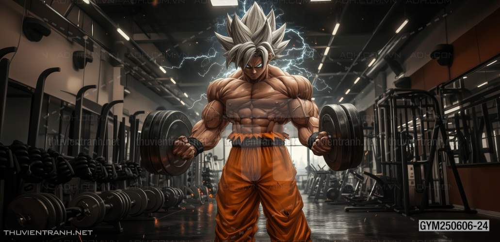 Tranh tường phòng GYM, tranh tường thể hình - Tranh tường chất lượng cao