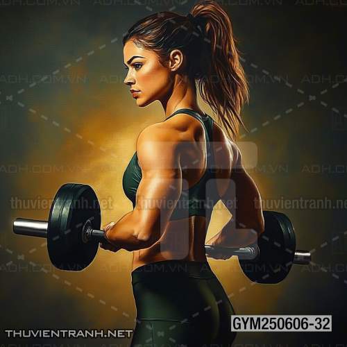 Tranh tường phòng GYM, tranh tường thể hình - Tranh tường chất lượng cao
