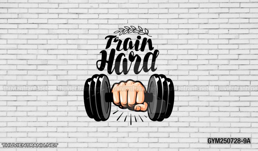  Tranh tường phòng GYM, tranh tường câu lạc bổ  thể hình - Tranh tường chất lượng cao