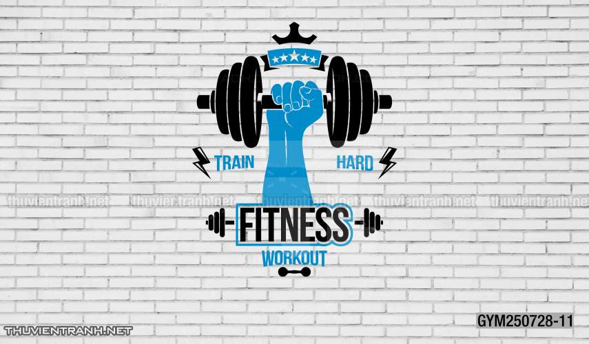  Tranh tường phòng GYM, tranh tường câu lạc bổ  thể hình - Tranh tường chất lượng cao