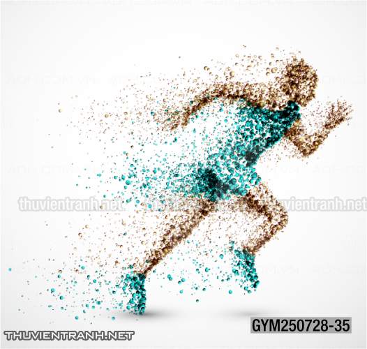  Tranh tường phòng GYM, tranh tường câu lạc bổ  thể hình - Tranh tường chất lượng cao