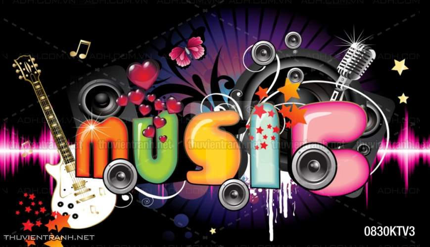 Tranh dán tường quán Karaoke - Kết quả tìm kiếm tranh tường