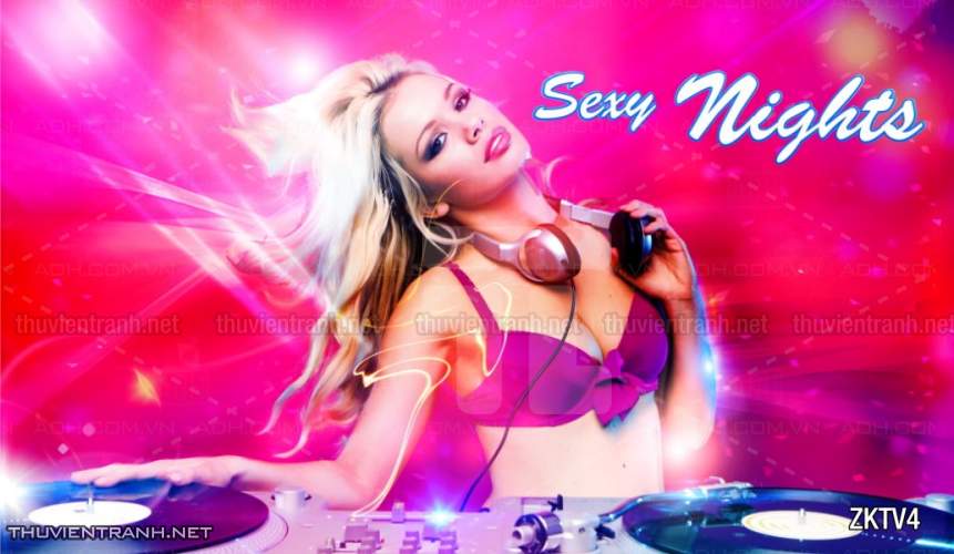 Tranh dán tường quán Karaoke - Tranh tường chất lượng cao