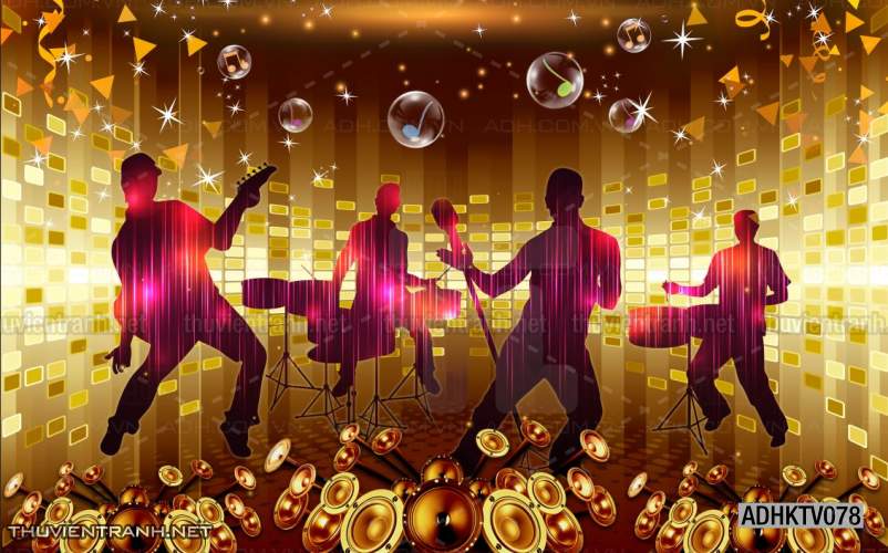 Tranh dán tường quán Karaoke - Kết quả tìm kiếm tranh tường