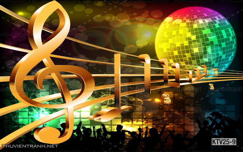  Tranh dán tường quán Karaoke - Tranh tường chất lượng cao