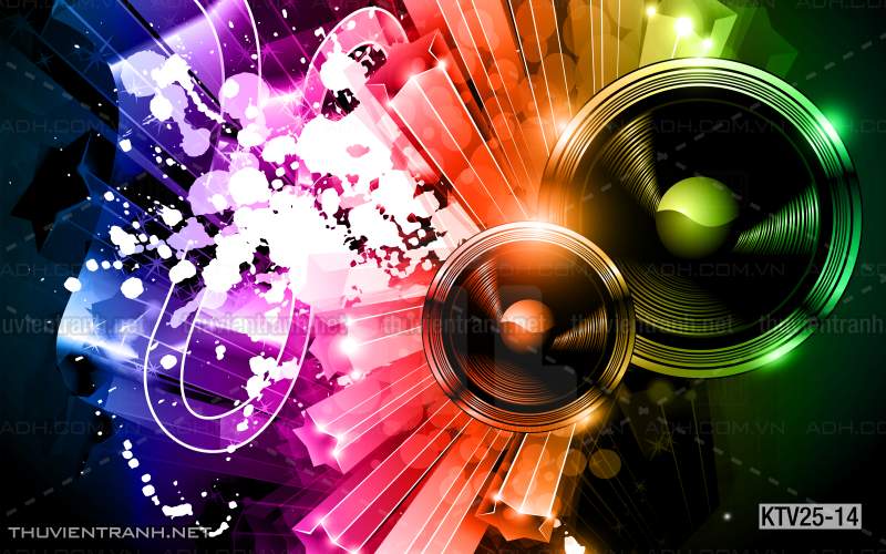  Tranh dán tường quán Karaoke - Tranh tường chất lượng cao