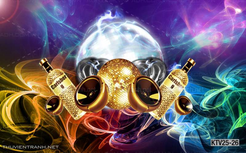  Tranh dán tường quán Karaoke - Tranh tường chất lượng cao