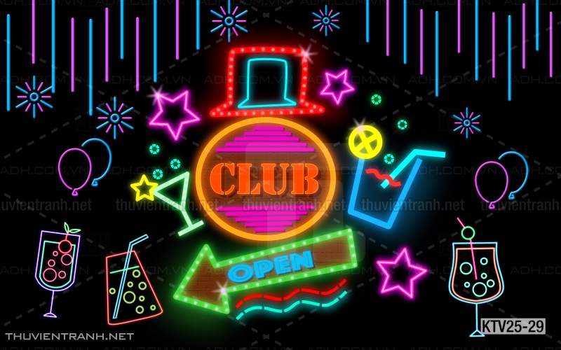  Tranh dán tường quán Karaoke - Tranh tường chất lượng cao