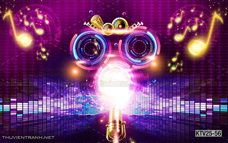 Tranh dán tường quán Karaoke - Kết quả tìm kiếm tranh tường