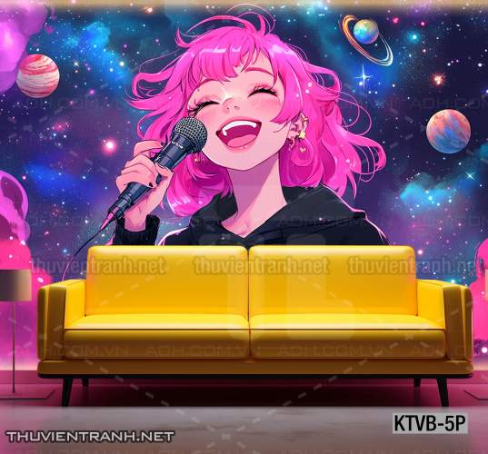  Tranh dán tường quán Karaoke,  tranh dán tường MUSIC BOX - Tranh tường chất lượng cao