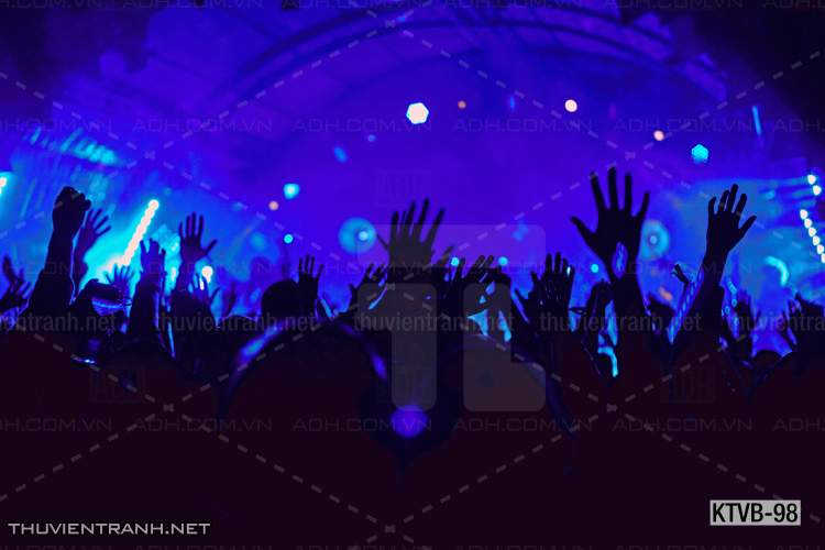 Tranh dán tường quán Karaoke,  tranh dán tường MUSIC BOX - Tranh tường chất lượng cao