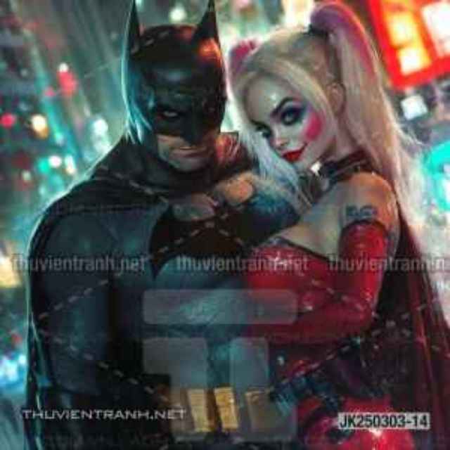 Tranh dán tường Club Bi-a, Joker, Người dơi Batman, Harley Quinn - Kết quả tìm kiếm tranh tường