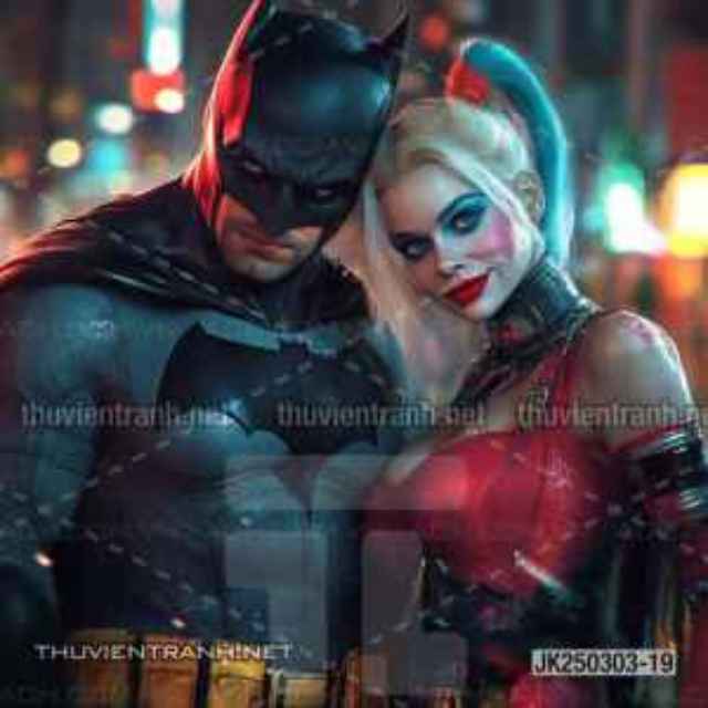 Tranh dán tường Club Bi-a, Joker, Người dơi Batman, Harley Quinn - Kết quả tìm kiếm tranh tường