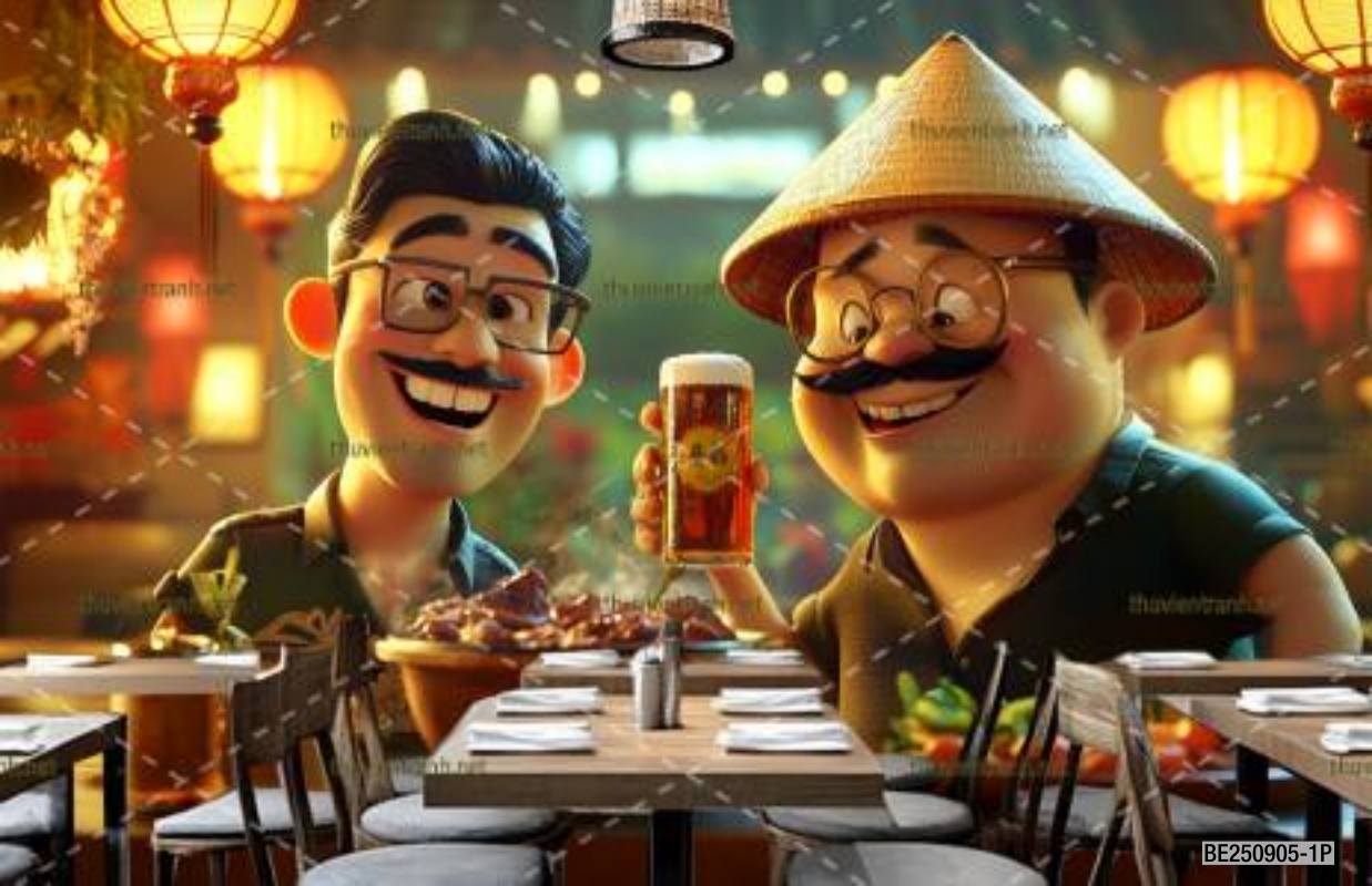 Tranh dán tường Quán Bia- Quán Nhậu- Quán lẩu, nướng, quán ăn - Kết quả tìm kiếm tranh tường