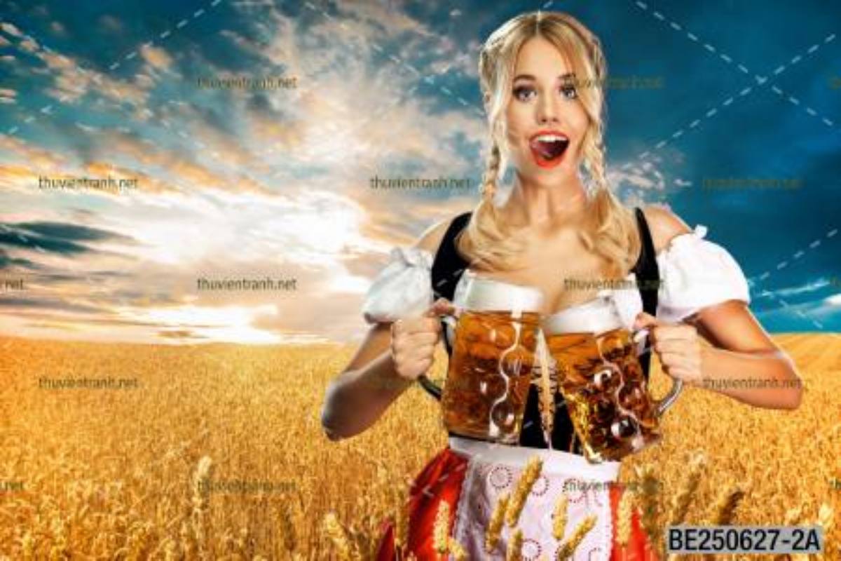 Tranh dán tường Quán Bia- Quán Nhậu- Quán lẩu, nướng, quán ăn - Tranh tường chất lượng cao