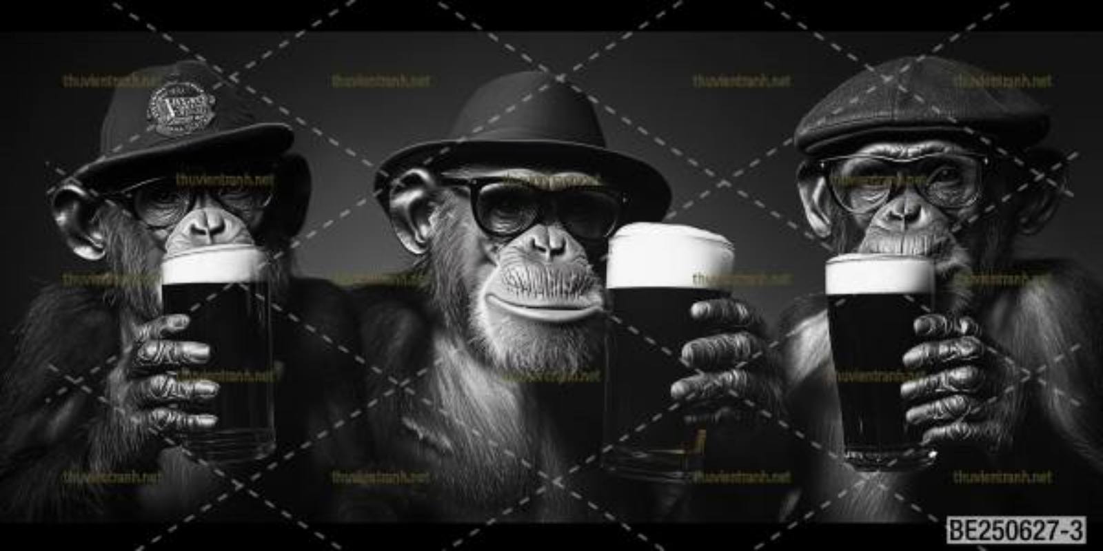 Tranh dán tường Quán Bia- Quán Nhậu- Quán lẩu, nướng, quán ăn - Tranh tường chất lượng cao