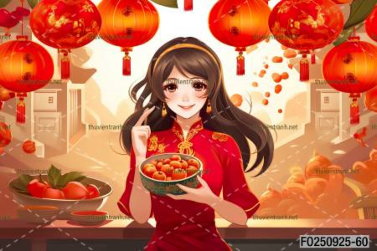  Tranh dán tường quán ăn Vặt, Mỳ cay - Tranh tường chất lượng cao