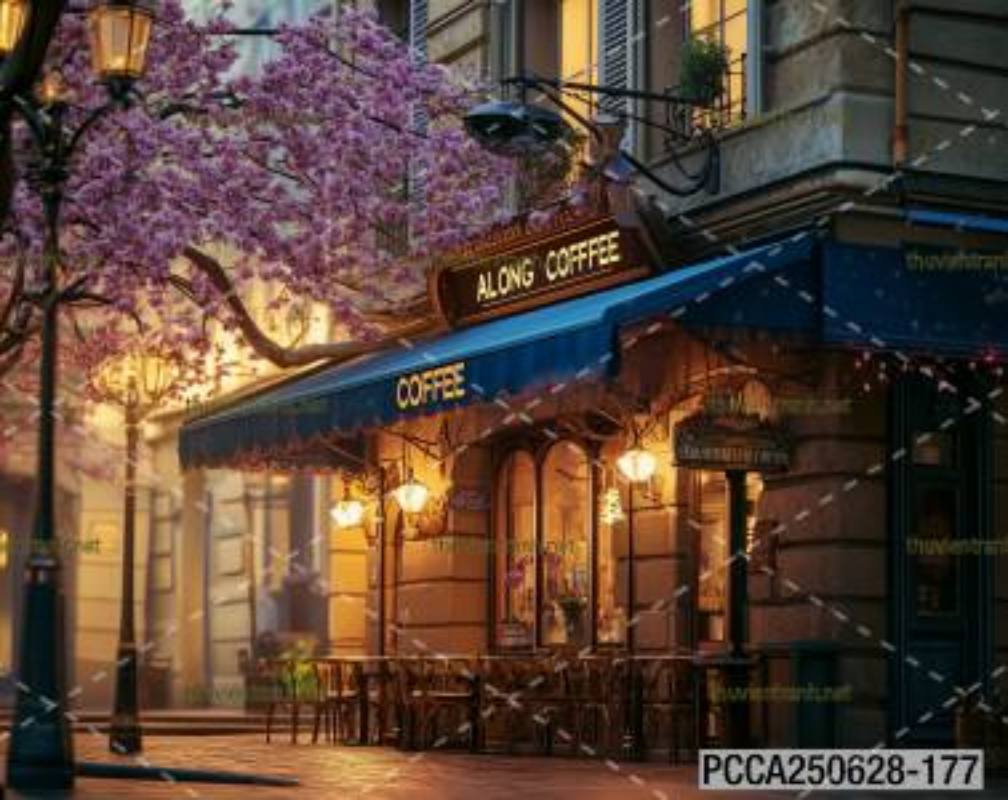  Tranh dán tường con phố xinh đẹp  châu Âu, Quán cà phê Châu Âu - Kết quả tìm kiếm tranh tường