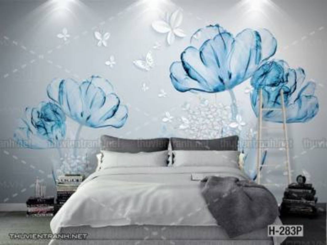 Tranh dán tường hoa - Tranh tường chất lượng cao