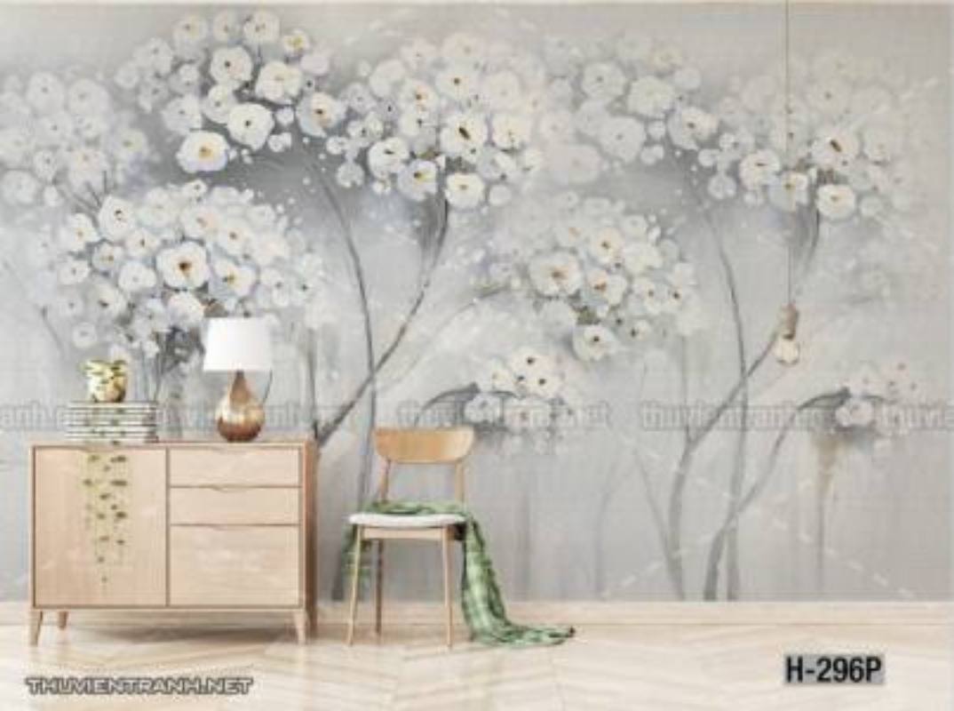 Tranh dán tường hoa - Tranh tường chất lượng cao