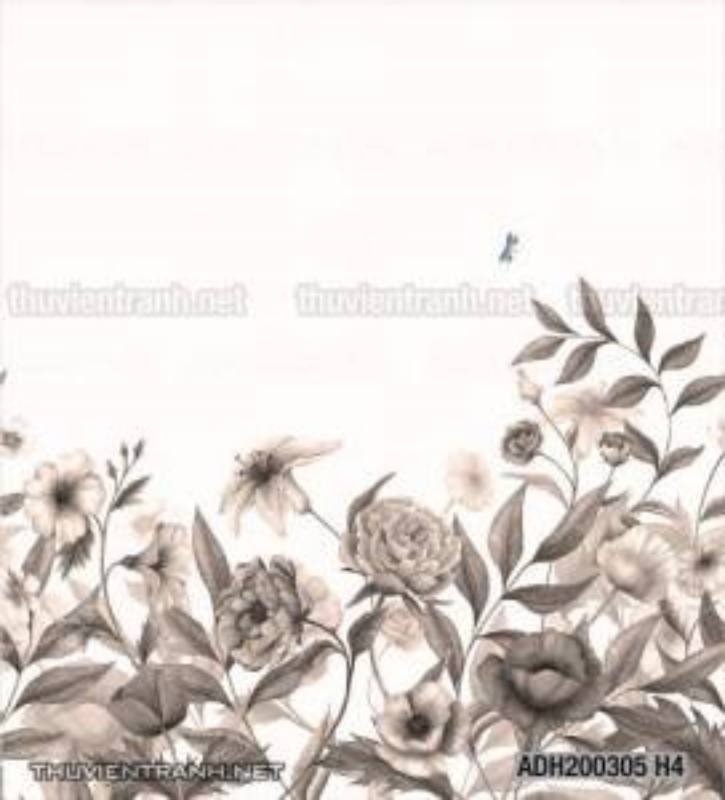 Tranh dán tường hoa - Tranh tường chất lượng cao