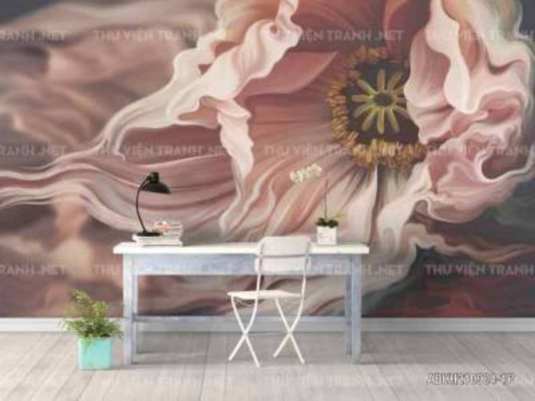 Tranh dán tường hoa - Tranh tường chất lượng cao