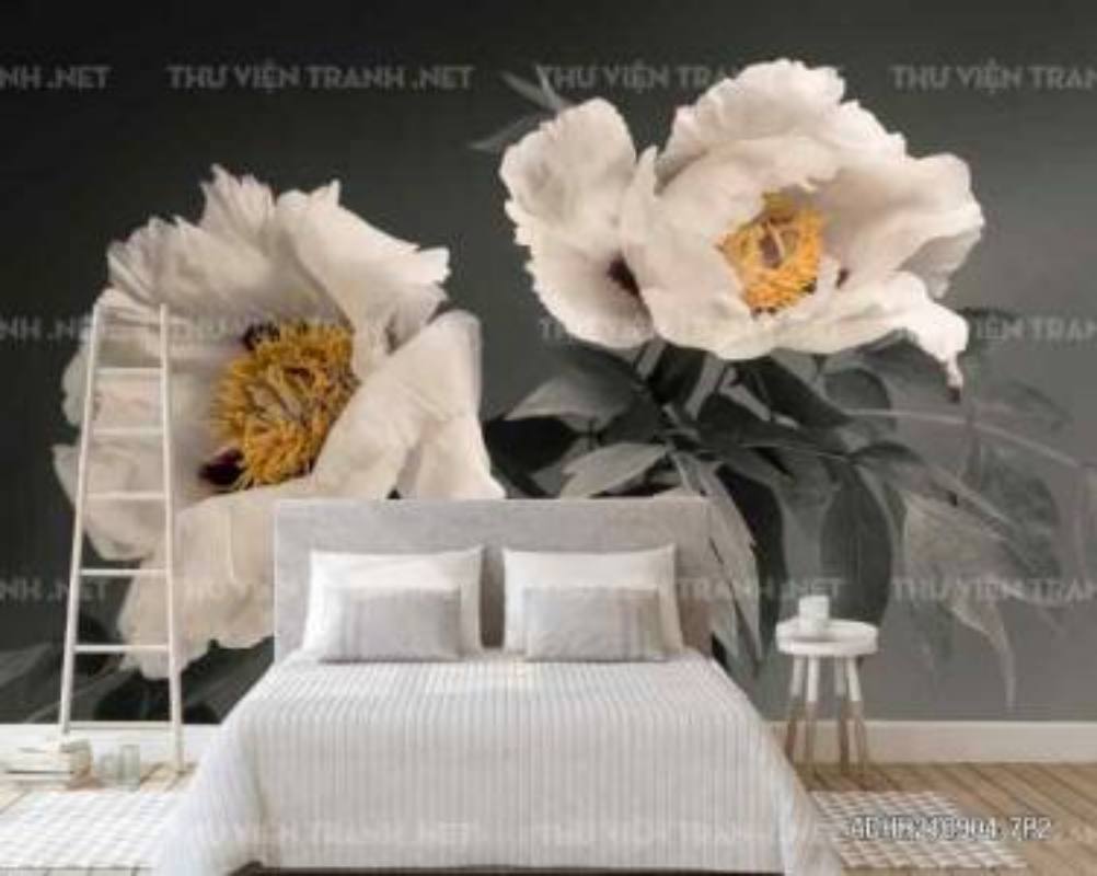 Tranh dán tường hoa - Tranh tường chất lượng cao