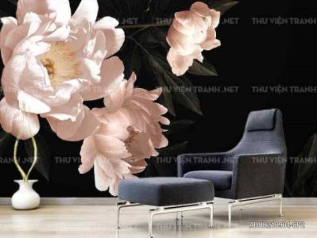 Tranh dán tường hoa - Tranh tường chất lượng cao