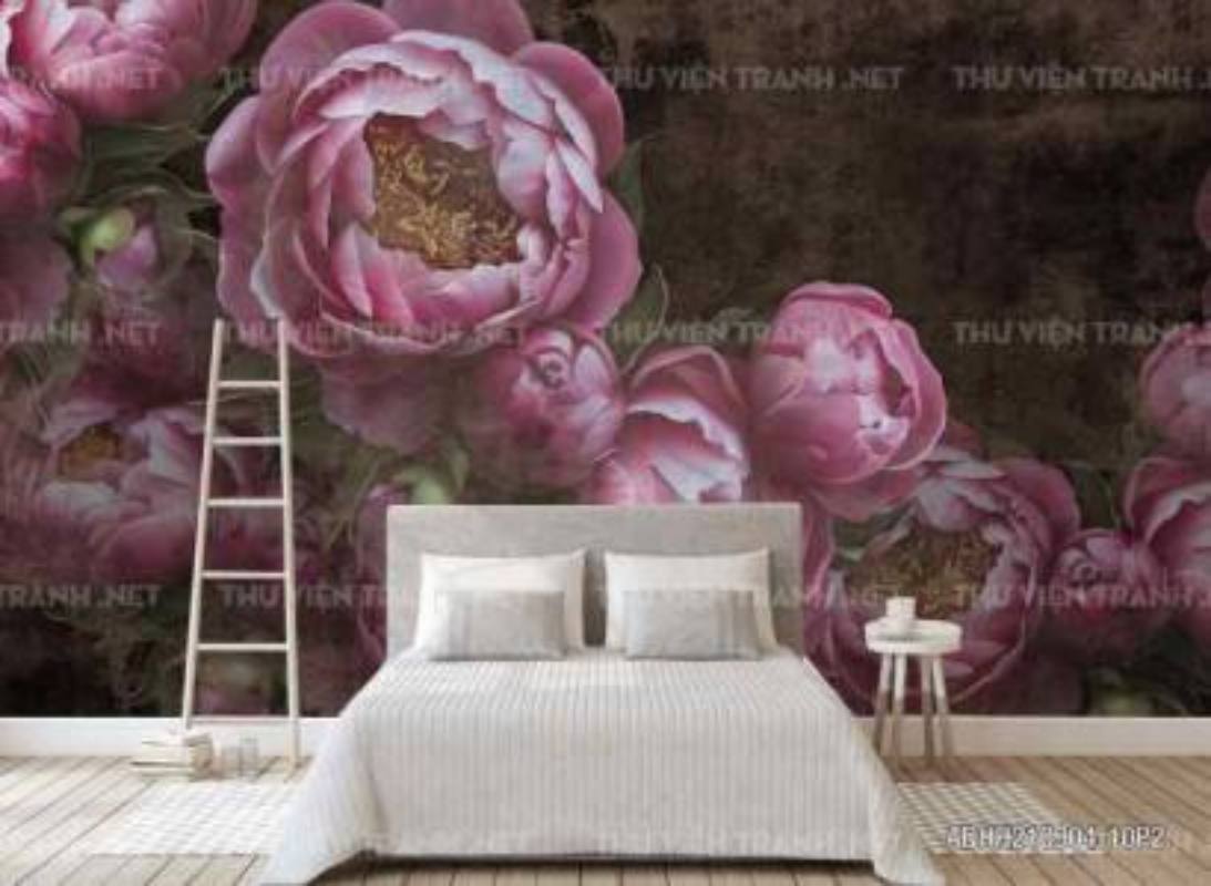 Tranh dán tường hoa - Tranh tường chất lượng cao