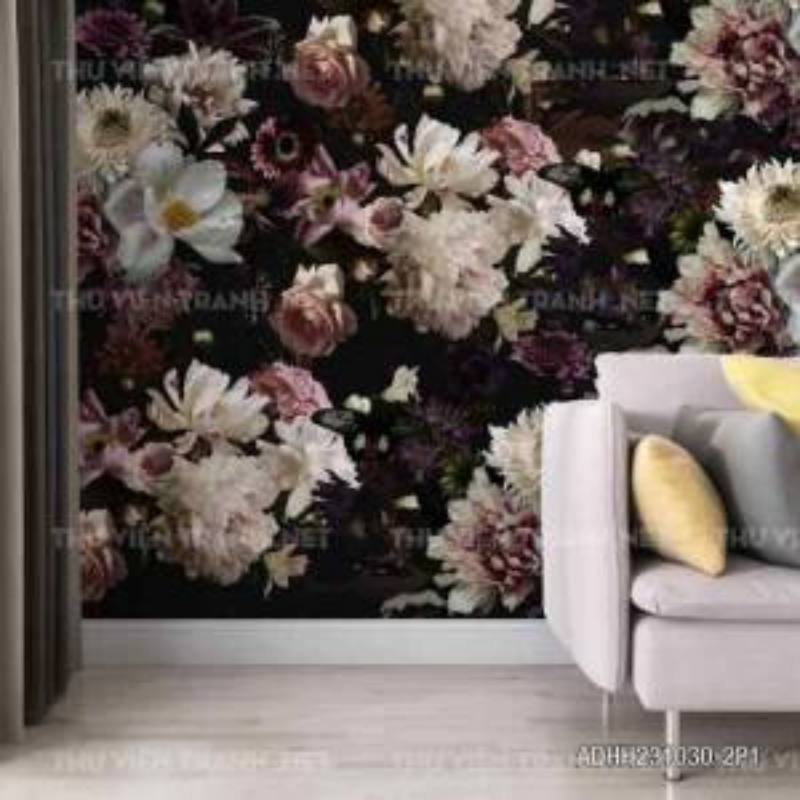 Tranh dán tường hoa - Tranh tường chất lượng cao