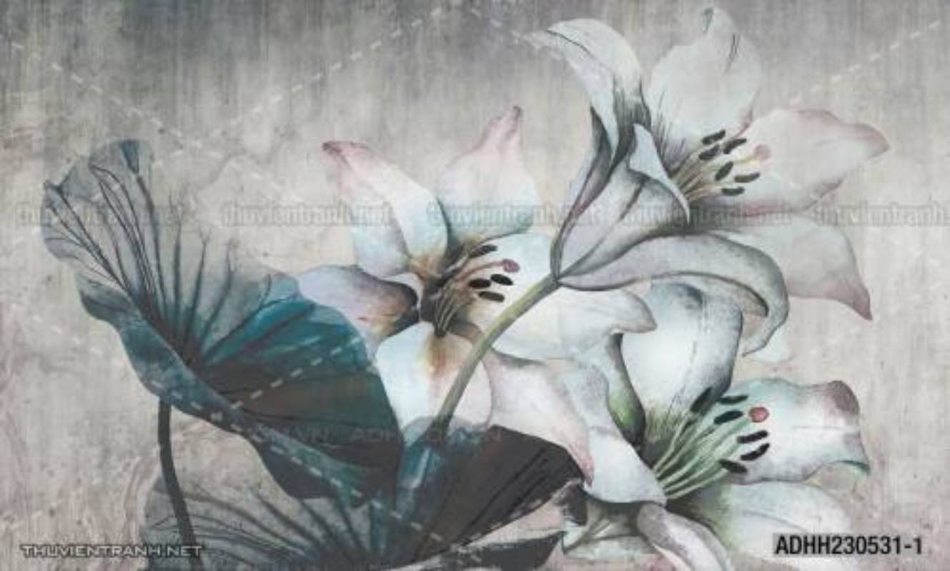 Tranh dán tường hoa tối màu - Kết quả tìm kiếm tranh tường
