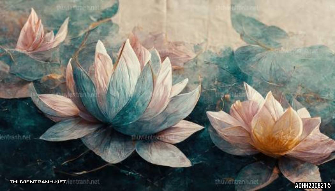 Tranh dán tường hoa  - Tranh tường chất lượng cao