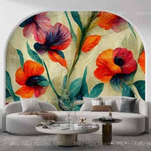 Tranh dán tường hoa  - Tranh tường chất lượng cao