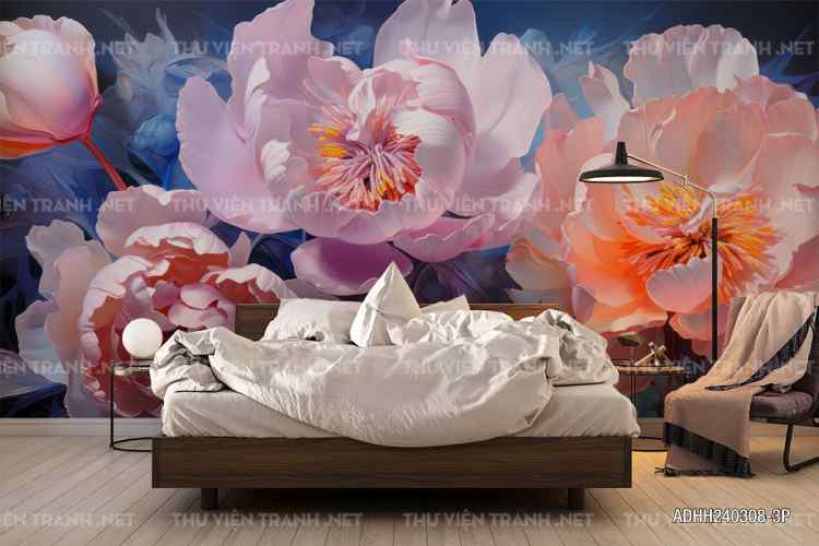 Tranh dán tường hoa. - Tranh tường chất lượng cao