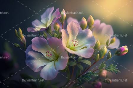 Tranh dán tường hoa. - Tranh tường chất lượng cao