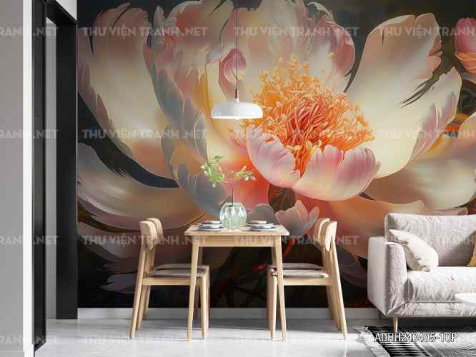 Tranh dán tường hoa. - Tranh tường chất lượng cao
