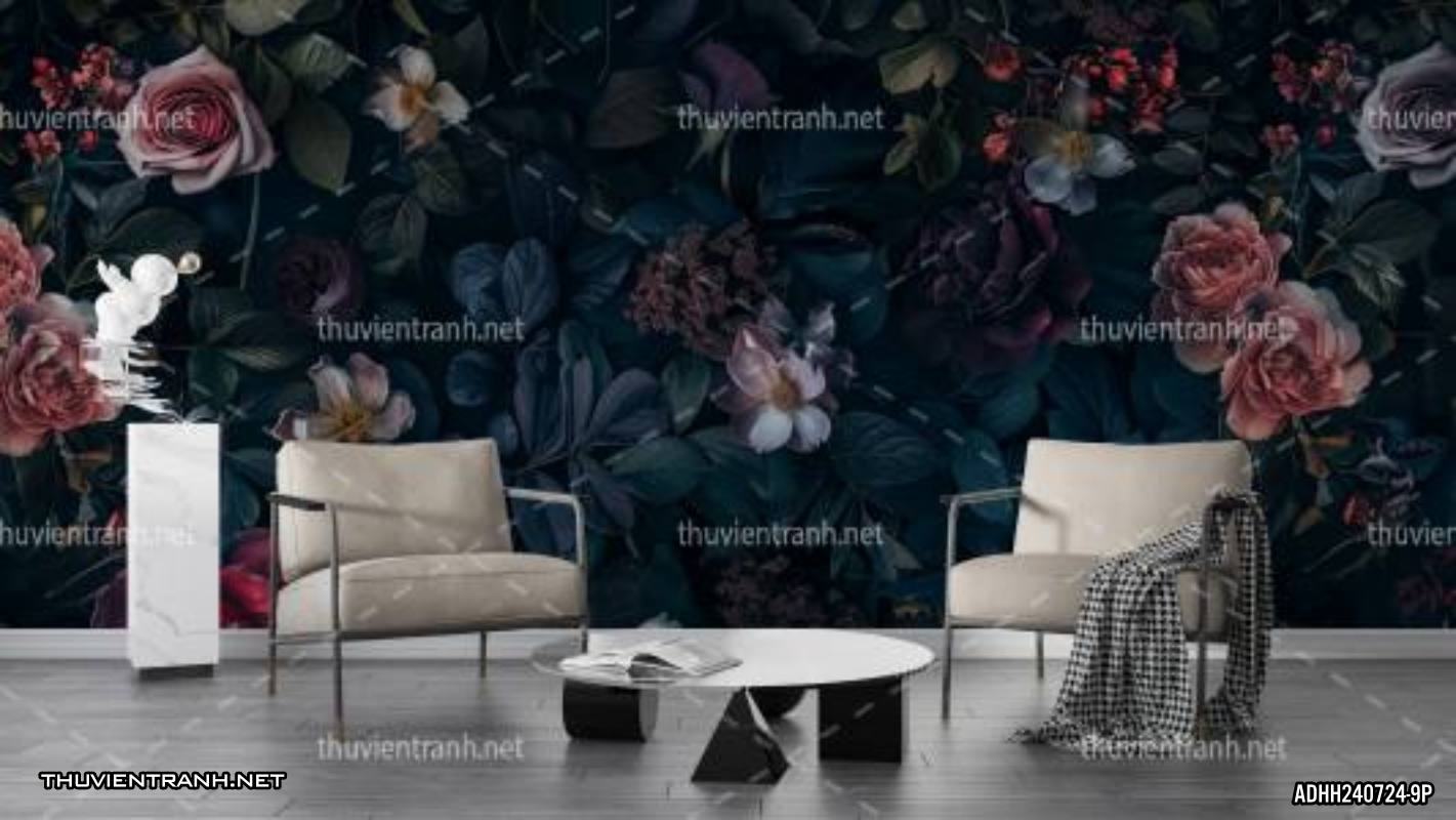 Tranh dán tường hoa. - Tranh tường chất lượng cao