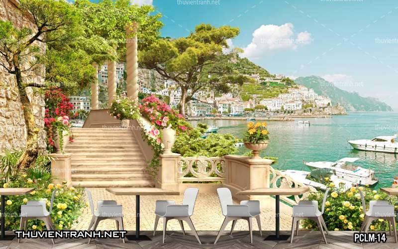 Tranh Phong Cảnh nước Ý, Tranh phong cảnh 3D, Phong cảnh Địa Trung Hải - Kết quả tìm kiếm tranh tường