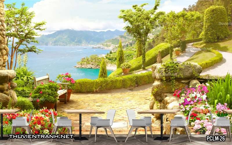 Tranh Phong Cảnh nước Ý, Tranh phong cảnh 3D, Phong cảnh Địa Trung Hải - Kết quả tìm kiếm tranh tường