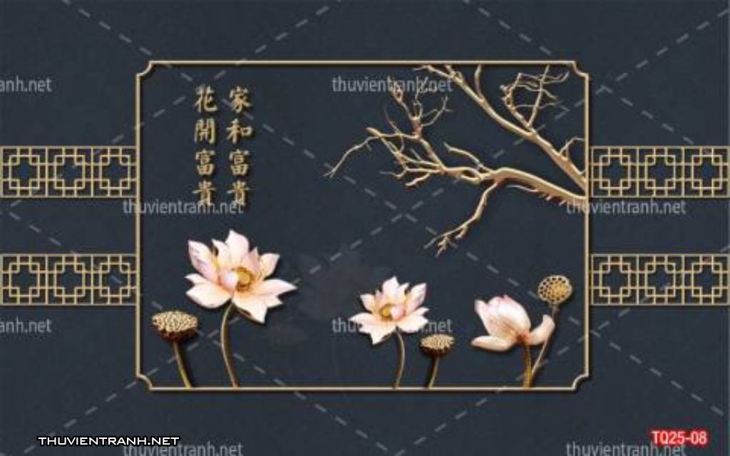 Tranh trang trí họa tiết 3D, tranh trang trí hoa lá 3D - Kết quả tìm kiếm tranh tường