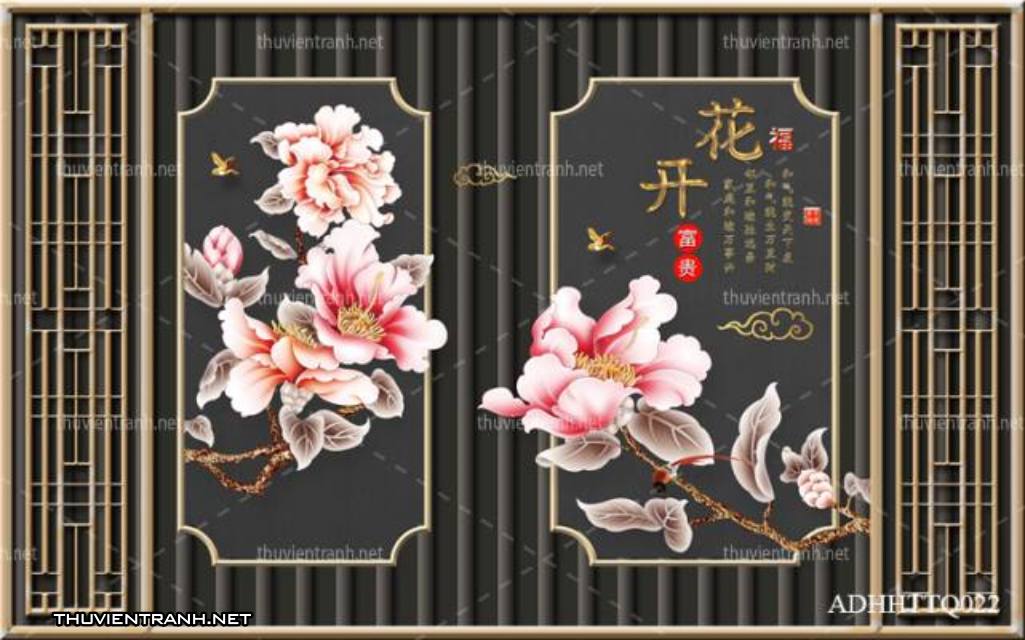 Tranh 3D nền tường phào chỉ và họa tiết trang trí thiên nhiên - Kết quả tìm kiếm tranh tường