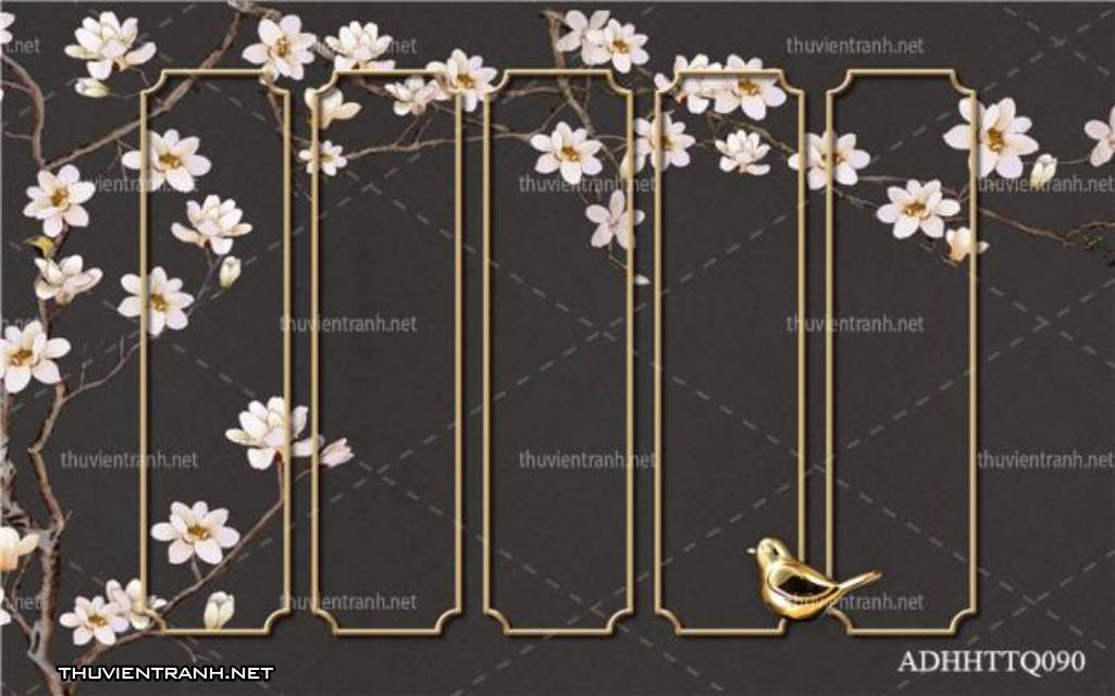 Tranh 3D nền tường phào chỉ và họa tiết trang trí thiên nhiên - Kết quả tìm kiếm tranh tường