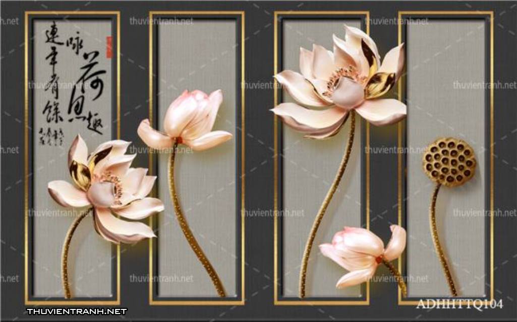 Tranh 3D nền tường phào chỉ và họa tiết trang trí thiên nhiên - Kết quả tìm kiếm tranh tường