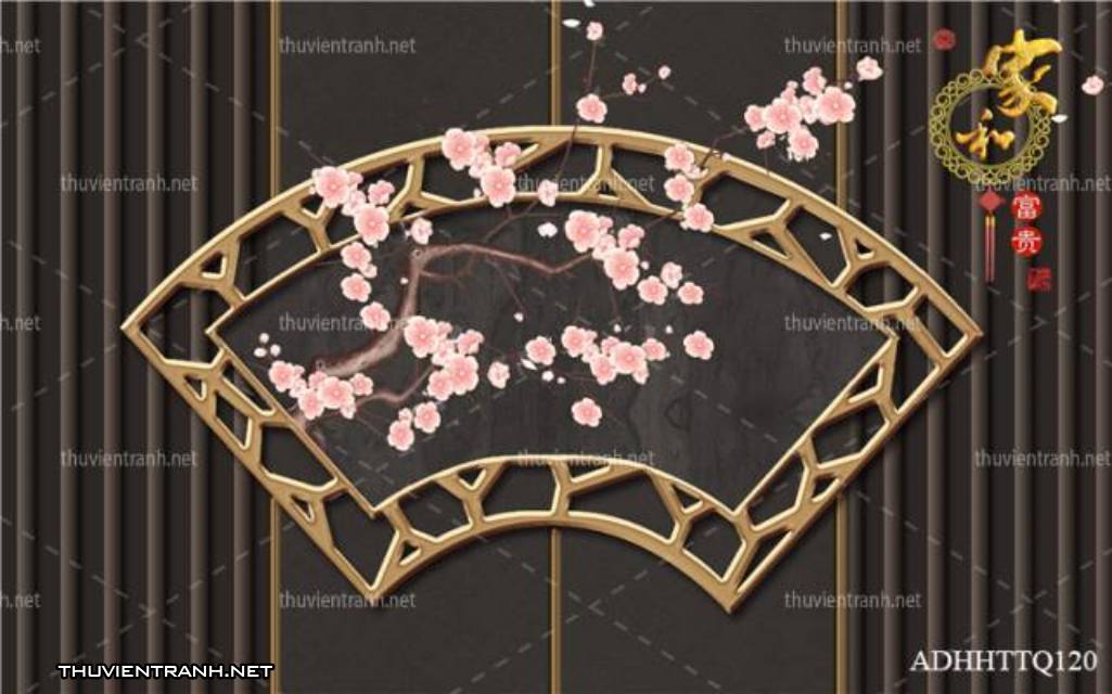Tranh 3D nền tường phào chỉ và họa tiết trang trí thiên nhiên - Kết quả tìm kiếm tranh tường