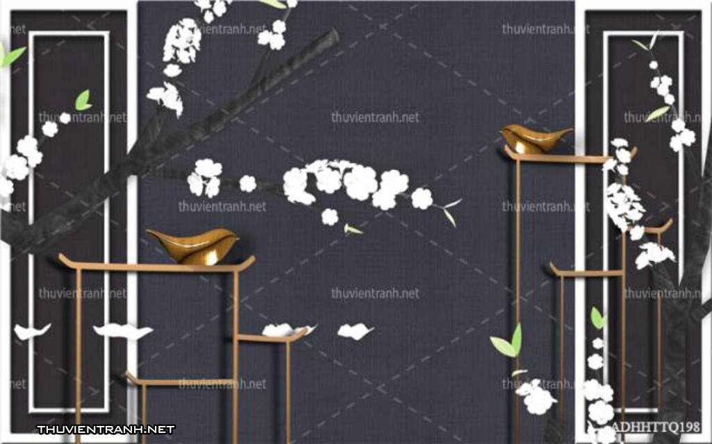  Tranh 3D nền tường phào chỉ và họa tiết trang trí thiên nhiên - Kết quả tìm kiếm tranh tường