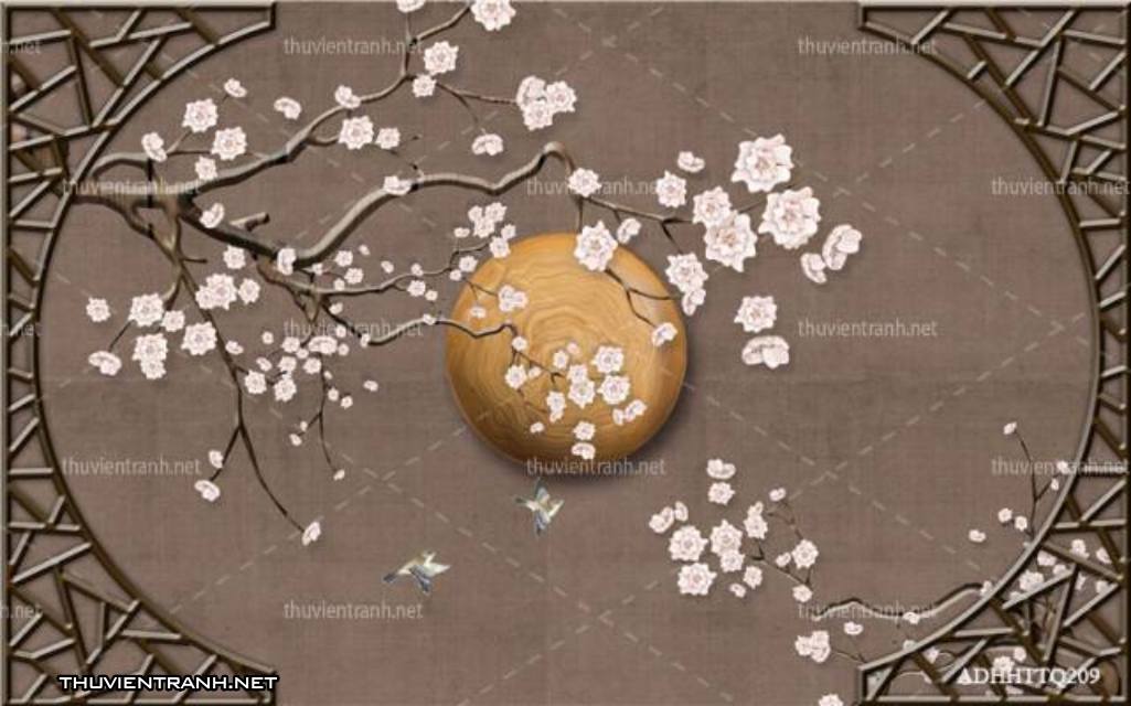  Tranh 3D nền tường phào chỉ và họa tiết trang trí thiên nhiên - Kết quả tìm kiếm tranh tường