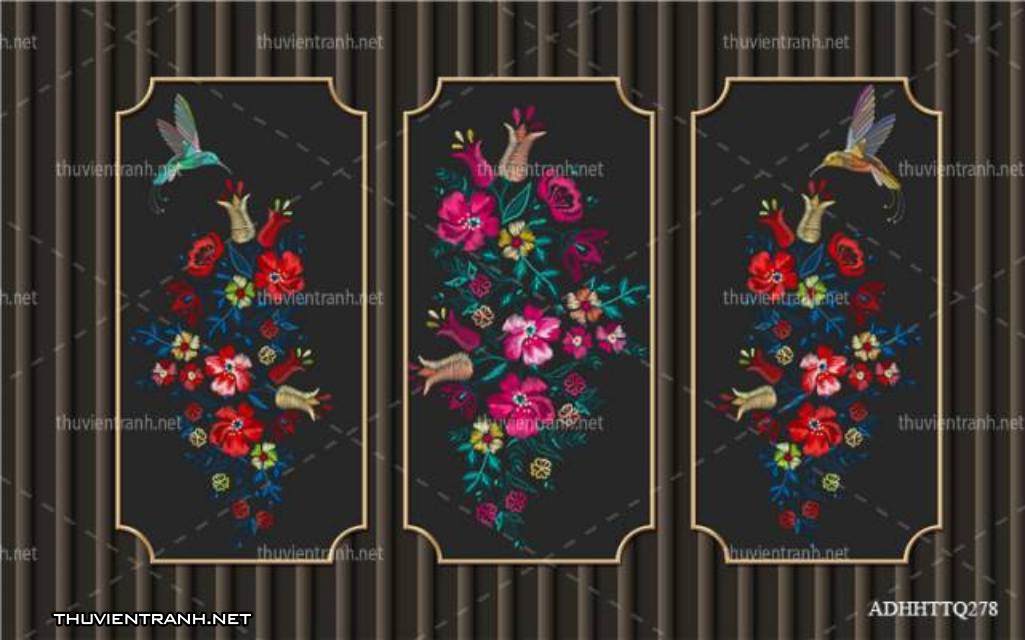 Tranh 3D nền tường phào chỉ và họa tiết trang trí thiên nhiên - Kết quả tìm kiếm tranh tường