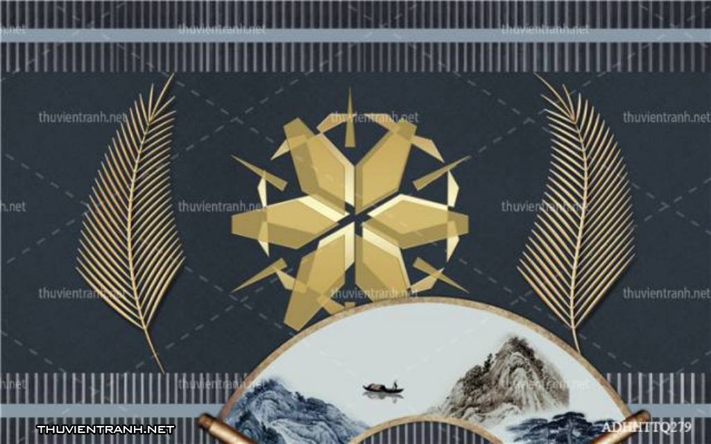Tranh 3D nền tường phào chỉ và họa tiết trang trí thiên nhiên - Kết quả tìm kiếm tranh tường