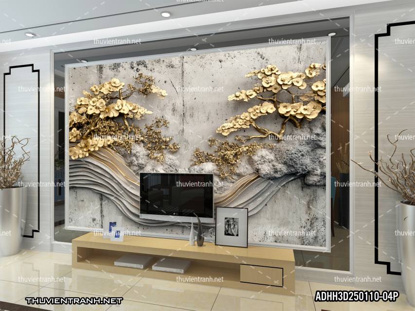 Tranh Phong Cảnh 3D giả đá cẩm thạch - Kết quả tìm kiếm tranh tường