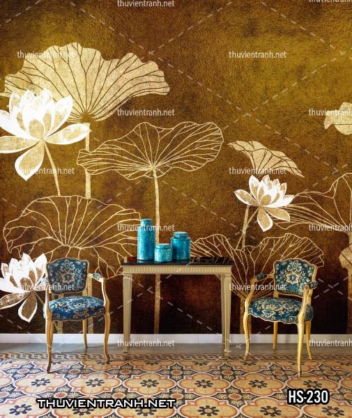 Tranh dán tường Hoa Sen - Kết quả tìm kiếm tranh tường